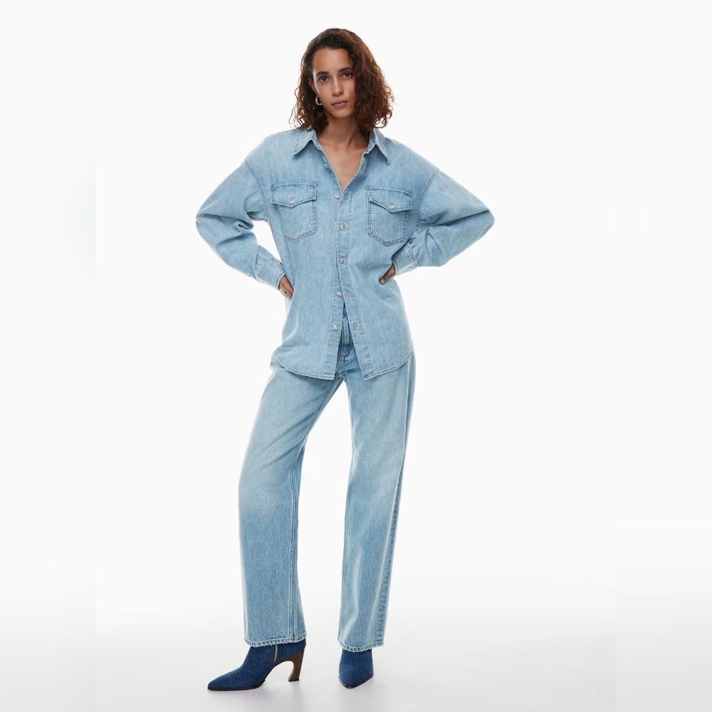 ARITZIA Denim Forum The '90s Denim Shirt